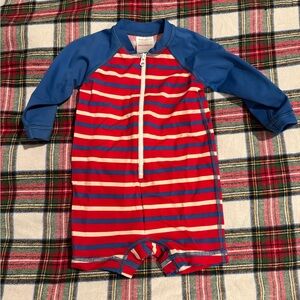 Baby rash-guard Hanna Andersson in blue and red